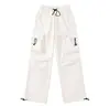 Pantalones de Trabajo de Calle Estilo Americano para Hombre de Comercio Exterior Transfronterizo, Nuevos de Primavera Modernos de Corte Holgado tipo Jogger Casual de Pierna Ancha Largos Venta al por Mayor