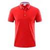 Ropa de trabajo para catering polo de manga corta logo impreso ropa de trabajo bordada ropa de trabajo para camarero de tienda de té de leche supermercado camiseta