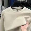 Sudadera de alta calidad para hombre que no hace bolitas, nuevo modelo de otoño 2026, cuello redondo casual de algodón cómoda versátil sudadera para hombre