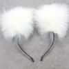 Diadema Sexy Coreana con Orejas de Gato para Mujer, Accesorios de Diadema de Zorro Lindo de Peluche para Transmisiones en Vivo y Sesiones de Fotos