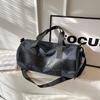 Bolsa de Tecido Filme de Couro Transfronteiriça, Bolsa de Bagagem para Exterior, Bolsa Unissex de Grande Capacidade, Bolsa de Ombro Transversal, Bolsa de Viagem Leve