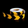 Pegatinas Reflectantes de Flecha de Rejilla Personalizadas Anticolisión Impermeables Modificación de Seguridad para Automóviles Señales de Advertencia Cinta Reflectante de Alto Brillo