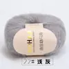 Fio Fino de Mohair de Bebê Sul-Africano Tecido à Mão Pelúcia Cachecol Xale Fio para Suéter Lã Macia Cashmere Fiação