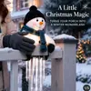 Decoração de Luzes de Gelo Boneco de Neve WinterGlow Lâmpada Decorativa de Luz Quente de Inverno