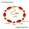 Tobillera Omaca Super Brillante Facetada de Cristal Checo Acero Inoxidable Chapado en Oro de 18 Quilates Tobillera de Lujo Accesible para la Playa Joyería para el Pie