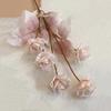 Mayorista del Fabricante 5 Cabezas Rosa Baijia Flor Artificial Boda Diseño de Boda Guía de Camino Arreglo Floral Decoración Suave Flor Artificial Rosa