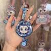 En stock Nezha Dos Dibujos Animados Estrella Campana Llavero Animación Acrílico Mochila Periférico Colgante