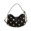 Bolso de Mano Nuevo de Patchwork de Lunares de Verano 2026, Diseño de Nicho, Bolso Cruzado Simple y Versátil para el Trabajo