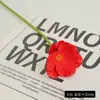 Mini Buquê de Flores Artificiais de Papoula para Decoração de Cena, Papoula Realista de Alta Qualidade para Arranjos de Casamento, Flores Artificiais