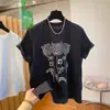 Camiseta de Algodón Puro Nueva para Mujer 2026, Cuello Redondo, Manga Corta, Longitud Media, Estilo Coreano, Corte Holgado, Tallas Grandes, Top Blanco para Verano