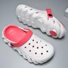 Sapatos Hole para Mulheres Uso Externo Pés Não Fedorentos Sola Grossa Aumento de Altura Pés Não Trituráveis Chinelos Sandálias de Praia Antiderrapantes Respiráveis