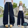 Calças Finas de Verão para Meninas 2026 Novas Tendências Estilo de Rua Populares Casuais Calças Cargo para Alunos do Ensino Fundamental e Crianças Mais Velhas