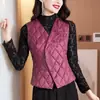 Tops Exteriores Cálidos de Alta Calidad para Madres, Reductores de Edad, Chaquetas Cortas, Chalecos Acolchados, Chalecos de Algodón y Chalecos