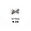 Joyería para Uñas de Celebridad de Internet Aleación Retro Diamante para Uñas Planeta Tierra Cruz Oscura Plata Antigua Accesorios Metálicos para Uñas
