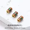 Acessórios Antigos Dourados com Areia, Não Desbotam, Acessórios para Joias Artesanais DIY, Contas Espaçadoras para Pulseiras, Pingentes de Contas Cilindricas para Pulseiras Venda por Atacado