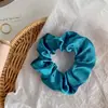 Goma para el pelo Retro de Cristal Satinado Transfronteriza Diadema Elástica Banda Elástica Flor en el Pelo Accesorios para el Cabello Mujer