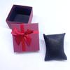 Nueva Caja de Relojes con Arte Latte Cruzado 8*9 Caja para Pulseras al por Mayor Caja de Joyería Empaque Caja de Regalo para Joyería