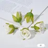 Nuevo Producto Rocío Artificial Cabeza de Flor de Capullo Pequeño Flor de Rocío Artificial DIY Material de Flor Artificial para Arreglo de Boda