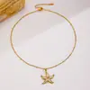 Joyería Transfronteriza Europea y Americana Estilo Oceánico Conjunto de Colgantes de Estrella de Mar Caracola Tortuga Accesorios para Mujer Lujo Ligero Joyería de Alta Gama