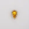 Cor girassol broca de garra acrílica formato pera artesanal DIY acessórios de cabelo sapatos acessórios de vestuário fabricantes atacado