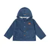 NezaCafé RelajadoChaqueta de Pana para Niños, Algodón Puro, Otoño, Sudadera con Capucha y Botones para Niños y Niñas