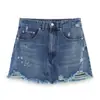Comercio Exterior Transfronterizo Europeo y Americano Verano 2026 Retro Francés Ajustado Elegante Mezclilla Conjunto de Chaleco + Shorts para Mujer
