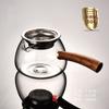 Tazas de Vidrio con Mango de Madera y Colador de Té Integrado Puntos Clave de la Vajilla de Té Taza de Té Mar de Té Tetera Mango Lateral Engrosado Resistente al Calor Envío Gratis