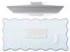 Borda Ondulada Mouse Pad Extra Grande Impermeável Tapete de Mesa para Meninas Estilo Ins Teclado Direto da Fábrica Personalizável