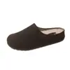 Sandálias Birkenstock Slip-on de Dedo Aberto com Solado Grosso para Aumento de Altura Interna, Forradas com Pelúcia, Novidade Outono/Inverno 2026, Versáteis