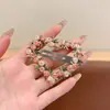 Pinza para el pelo con forma de flor y corazón estilo coreano 2026 que no daña el pelo, Bonita pinza lateral para flequillo y pelo de la frente