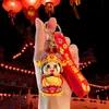 Chaveiro Pingente Boneco Cabeça de Leão Dança do Leão de Guangdong Tendência Nacional Ornamentos de Franja Festivos de Ano Novo Ano do Cavalo Pequeno Presente
