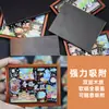 Ímã de Geladeira Quadro Negro Design Criativo Madeira Magnética Cidade Turística Lembrança Transmissão Ao Vivo Caixa Surpresa