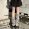 Meias felpudas femininas de outono jk meias de tricô meias quentes de cano médio y2g estilo Harajuku garota popular meias brancas de cano médio para balé
