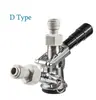Dispensador de cerveza artesanal, tipo placa, tipo A, tipo S, tipo D, tipo F, tipo T, accesorios para máquina de cerveza de barril, válvula dispensadora