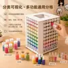 Caixa de Armazenamento de Miçangas Perler para Mesa Prateleira Organizadora Compartimentada Rotatória de Miçangas Perler Prateleira de Armazenamento de Grande Capacidade Prateleira de Exibição