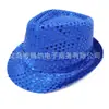 Fiesta Disco de los 70 Sombrero de Lentejuelas Guantes Pajarita Tirantes para Hombros Ropa de Baile Transfronteriza Europea y Americana Listo para Enviar