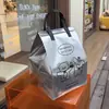 Bolsa Térmica Prata para Bolo de Aniversário 4 polegadas 6 polegadas 8 polegadas 10 polegadas Caixa para Bolo Embalagem para Levar Bolsa Especial Atacado