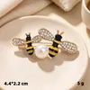 Broche Anti-correr Abelha Alfinete de Segurança Anti-gotejamento de Óleo para Roupas Pino com Fivela de Pérola de Alta Qualidade Acessórios para Roupas Artefato para Apertar a Cintura