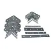 Caja de Luz de Tela Suave LED Código de Esquina Código Recto Anillo Colgante Accesorios para Caja de Luz Clip de Resorte Tornillo