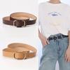 Cinturón de Lujo Casual y Accesible para Mujer Tendencia de Celebridades de Internet Ins Cinturón para Jeans sin Agujeros Estudiante Versátil Cinturón Casual para Pantalones Dropshipping