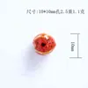 Cuentas de cerámica con agujero recto estilo retro bohemio pulsera con forma multifacética accesorios material de cuentas joyería diy