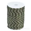 Paquete de 100m Paracord de 7 Hilos para Exteriores 4mm Hilo para Tejer Pulseras de Paracord Entusiastas Militares Paracord de Supervivencia de 7 Hilos