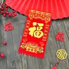 2023 novo papel revestido dourado porta dinheiro adesivos um pacote de 100 peças Hainan tradicional Ano Novo direto da fábrica atacado