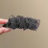 Pinza de Plátano Plisada de Malla de Burbujas con Lunares Estilo Coreano para Mujer 2026 Nuevo Pinza de Garra para Recogido de Cola de Caballo de Alta Gama Accesorios para el Cabello