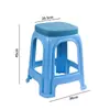 Taburete de plástico engrosado silla de plástico para el hogar taburete de plástico para zapatos banco de plástico taburete alto para adultos apilable venta al por mayor