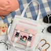 Bolso de hombro para estudiantes de secundaria, bolso de mensajero con hoja de carbón periférica para matar fantasmas, de anime Zhilang, para hombres y mujeres, estudiantes de secundaria.