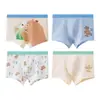 Ropa Interior de Dibujos Animados para Niños Calzoncillos tipo bóxer de Algodón Peinado para Bebés y Niños Pequeños, Antibacterianos, Calzoncillos tipo bóxer de Tallas Pequeñas y Medianas para Niños, Shorts para Niños Pequeños