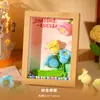 Presente para o Dia do Professor: alunos dão porta-retratos florais DIY feitos à mão, flores eternas, porta-retratos da moda e pequenos enfeites para professores e colegas de classe