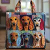 2026 Nueva Serie Transfronteriza de Cachorros Estampado Digital Bolso de Hombro Acolchado de Moda