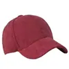 Gorra de Color Sólido con Logo Personalizable Gorra Acabada Gorra de Béisbol de Pana Bordada Gorra Casual de Terciopelo Sombrero Rojo para el Sol
